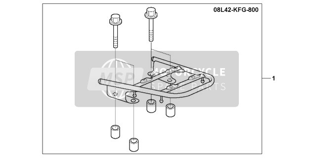 Honda FES250 2000 Posteriore Vettore per un 2000 Honda FES250